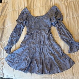 Blue Bell Sleeve dress
